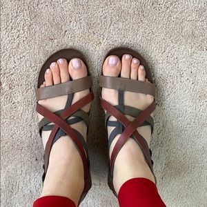 Made in Italy!! OTBT sandal wedges